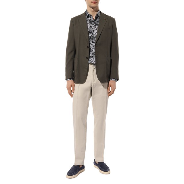 фото Хлопковая рубашка boss