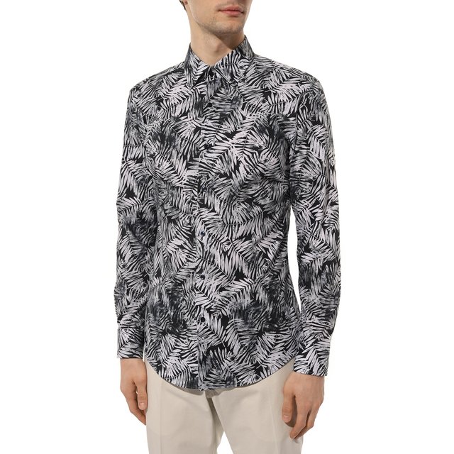 фото Хлопковая рубашка boss