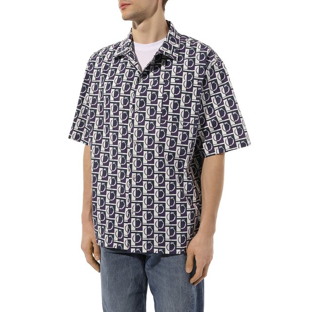 фото Хлопковая рубашка trussardi