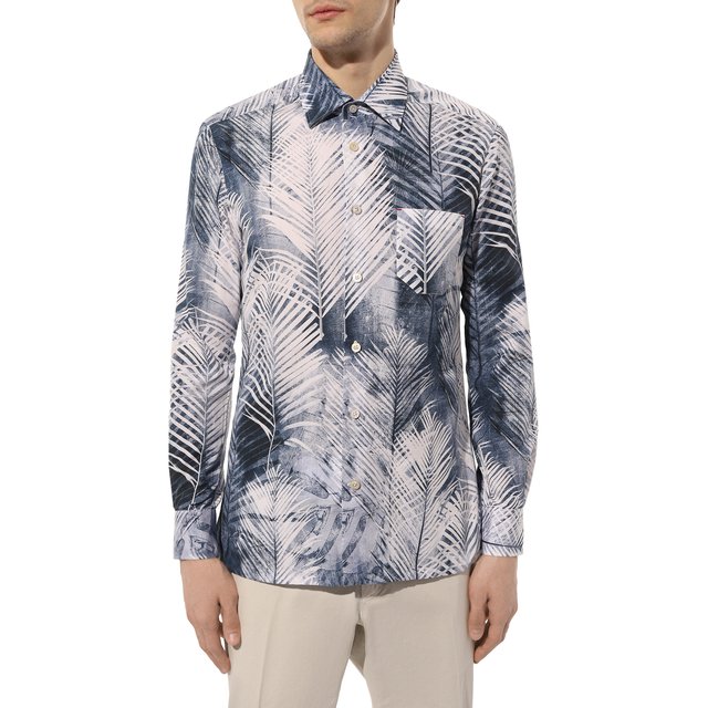 фото Хлопковая рубашка kiton