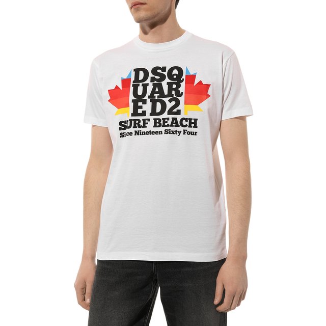 фото Хлопковая футболка dsquared2