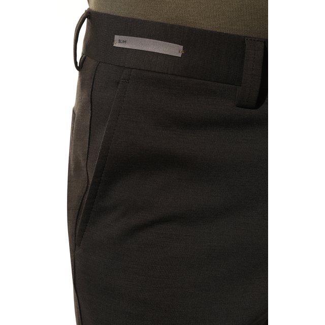 фото Брюки из шерсти и хлопка corneliani