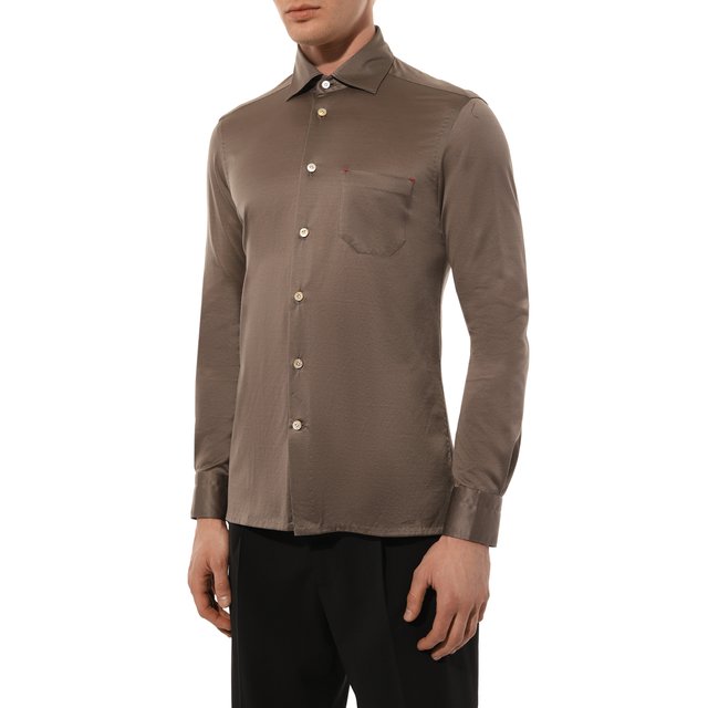 фото Хлопковая рубашка kiton