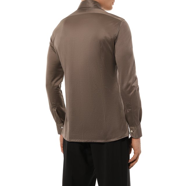 фото Хлопковая рубашка kiton