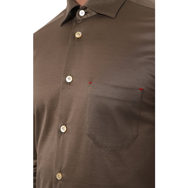 фото Хлопковая рубашка kiton