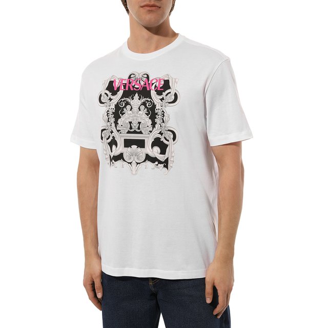 фото Хлопковая футболка versace