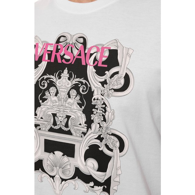 фото Хлопковая футболка versace