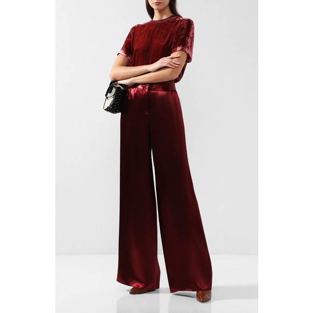 фото Однотонные брюки свободного кроя bottega veneta