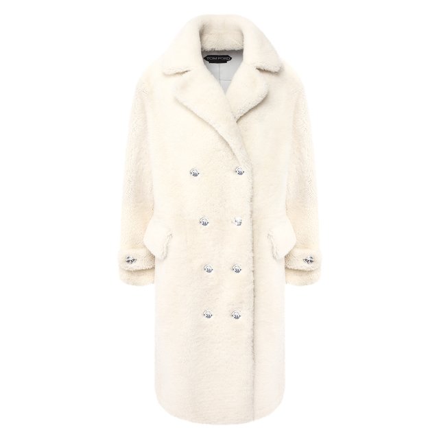 фото Двубортное пальто из овчины tom ford