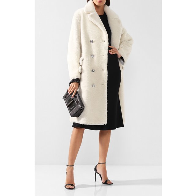 фото Двубортное пальто из овчины tom ford