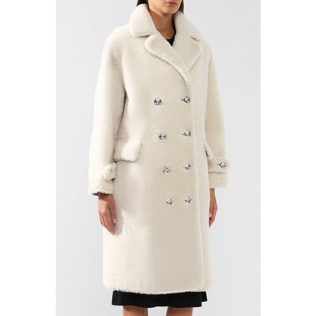 фото Двубортное пальто из овчины tom ford