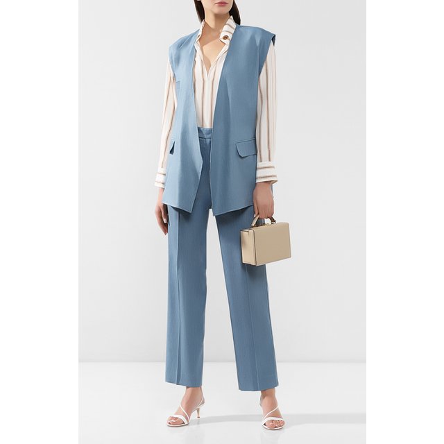 фото Жилет из смеси льна и вискозы mrz