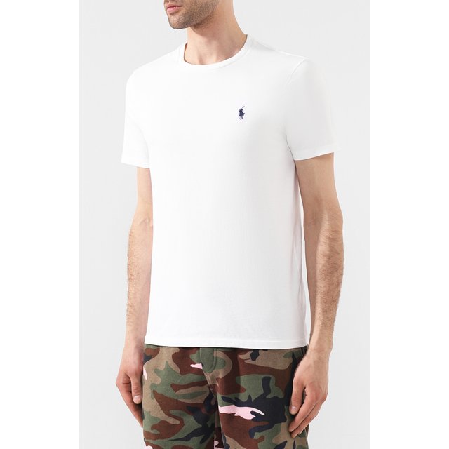 фото Хлопковая футболка polo ralph lauren
