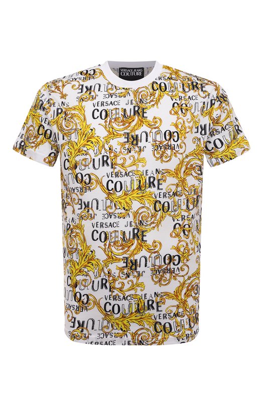 фото Хлопковая футболка versace jeans couture