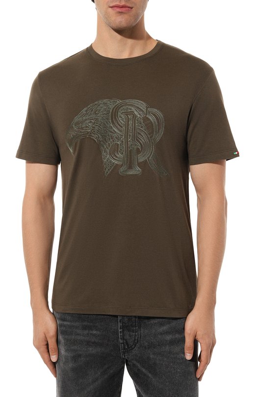 фото Хлопковая футболка stefano ricci