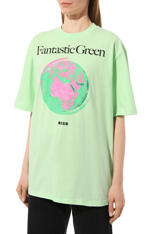 фото Хлопковая футболка msgm