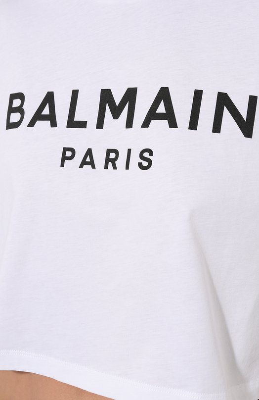 фото Хлопковая футболка balmain