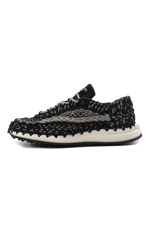 фото Текстильные кроссовки crochet valentino