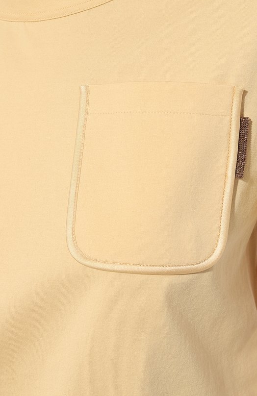 фото Хлопковая футболка brunello cucinelli