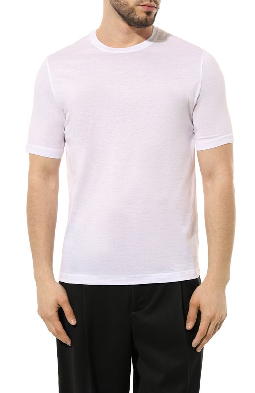 фото Хлопковая футболка andrea campagna