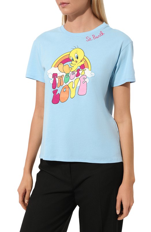 фото Хлопковая футболка mc2 saint barth x looney tunes mc2 saint barth