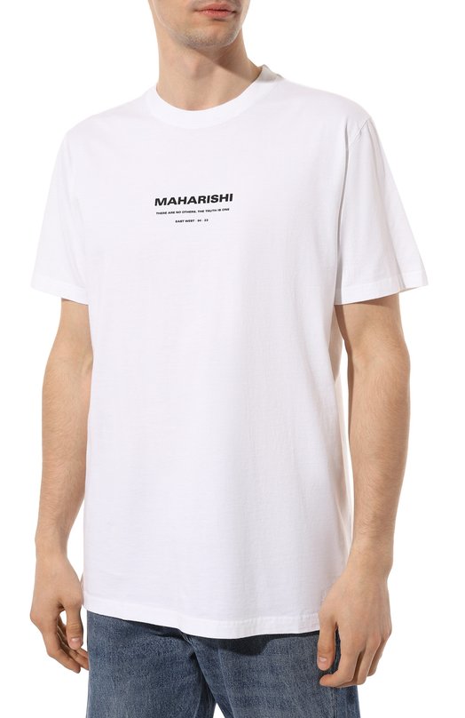фото Хлопковая футболка maharishi