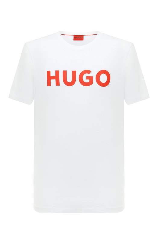 фото Хлопковая футболка hugo