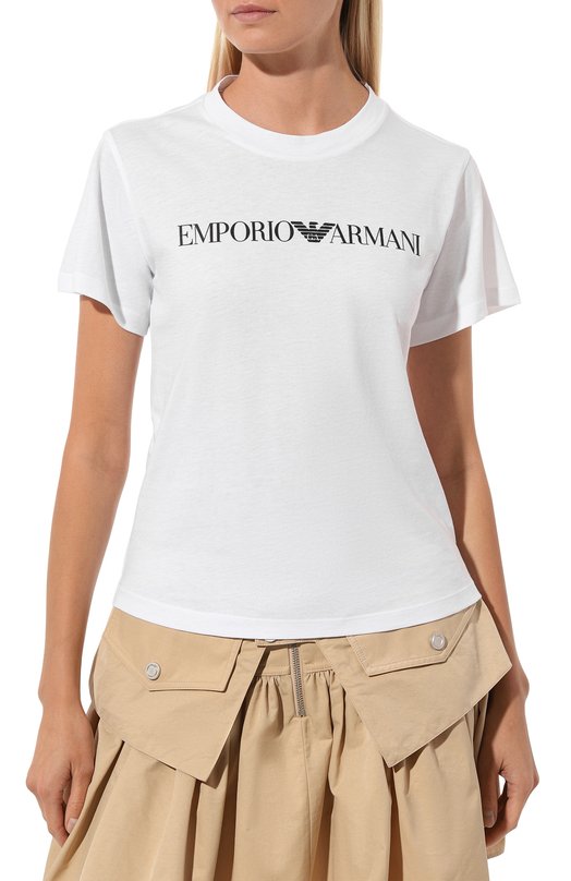 фото Хлопковая футболка emporio armani