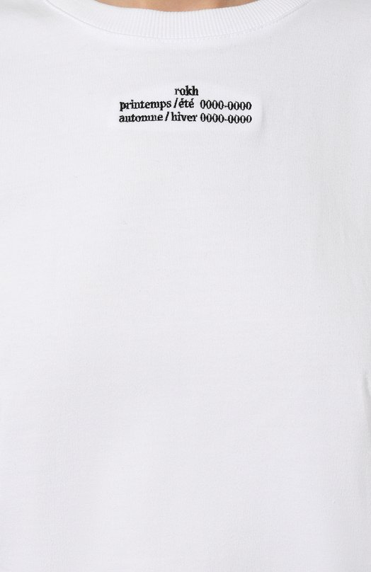 фото Хлопковая футболка rokh