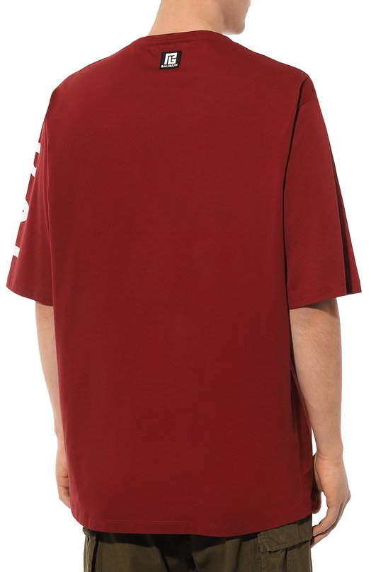 фото Хлопковая футболка balmain