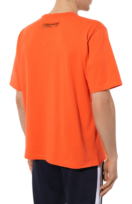 фото Хлопковая футболка heron preston