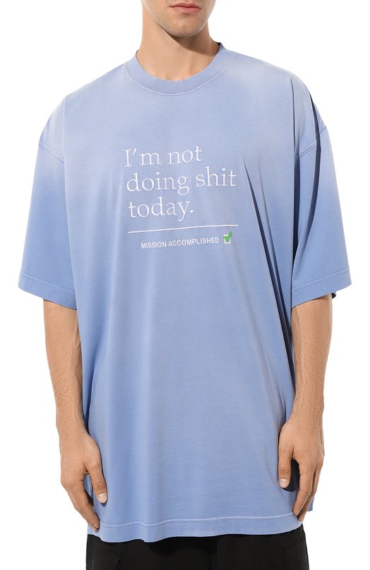 фото Хлопковая футболка vetements