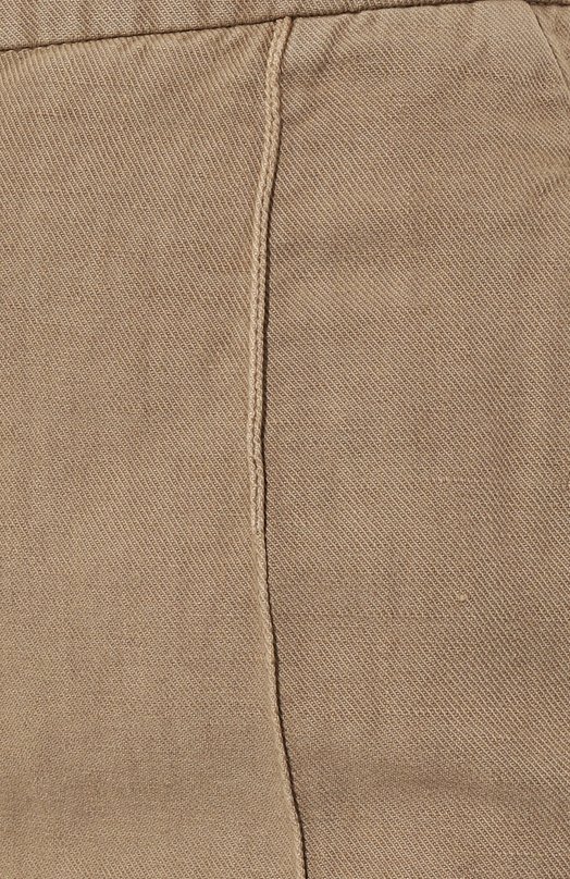 фото Шорты из хлопка и льна brunello cucinelli