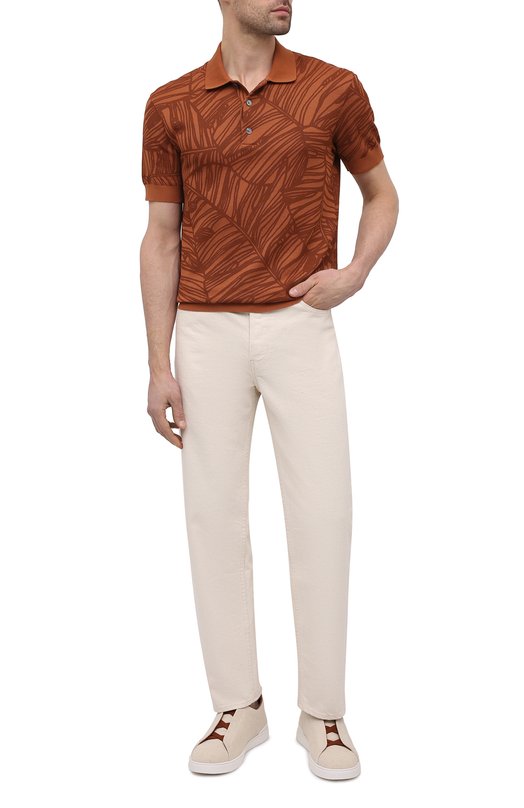 фото Хлопковое поло ermenegildo zegna