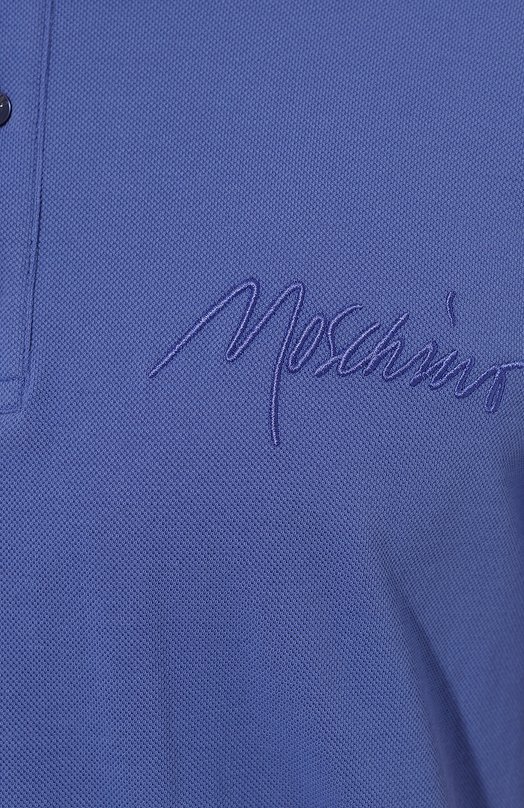 фото Хлопковое поло moschino