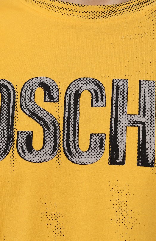 фото Хлопковая футболка moschino