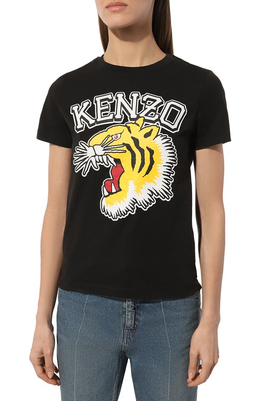 фото Хлопковая футболка kenzo