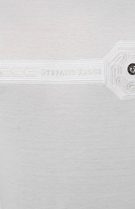 фото Хлопковая футболка stefano ricci