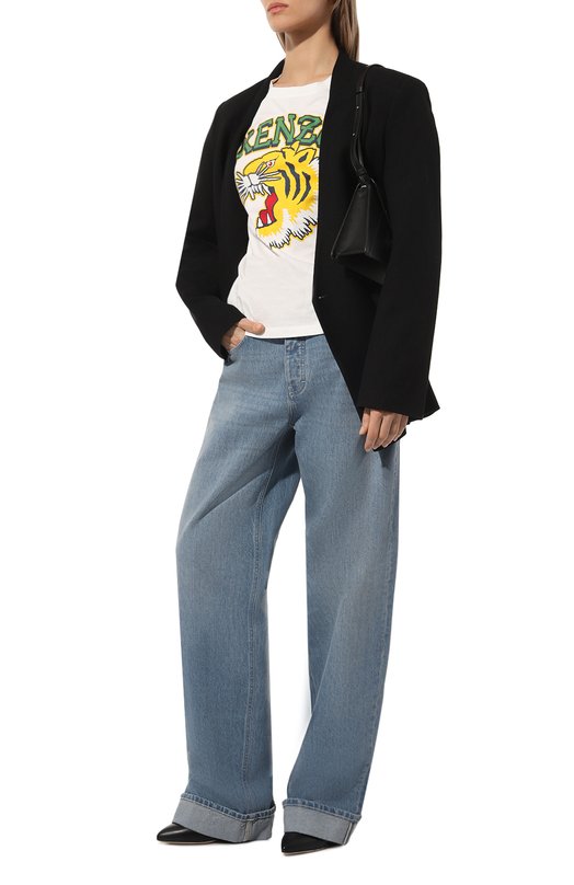 фото Хлопковая футболка kenzo