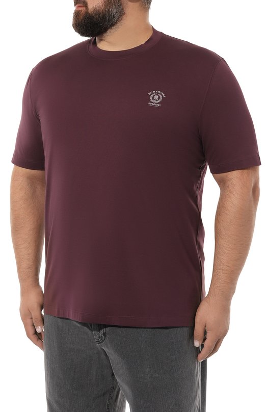 фото Хлопковая футболка brunello cucinelli