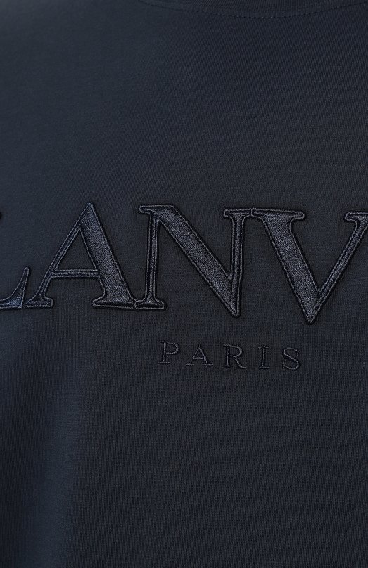 фото Хлопковая футболка lanvin