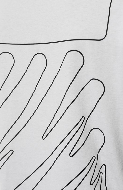 фото Хлопковая футболка off-white