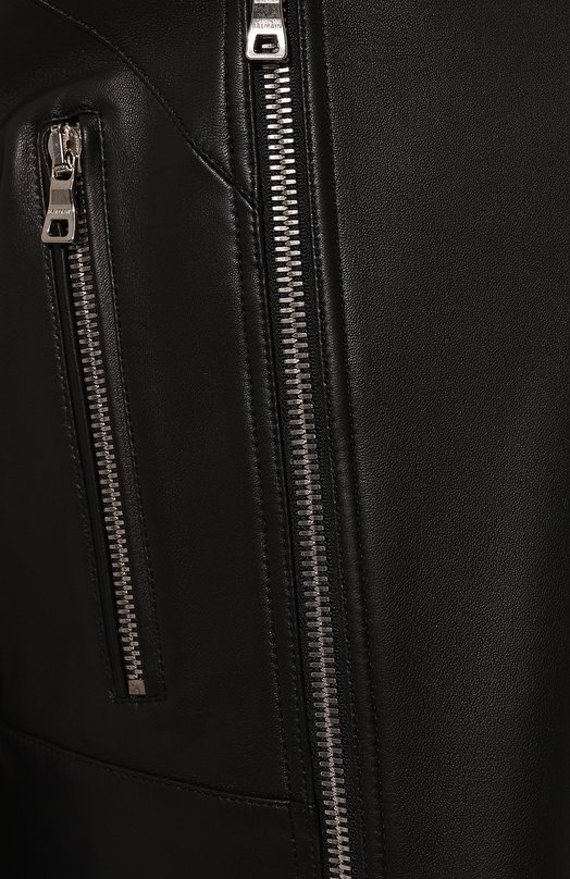 фото Кожаная куртка balmain