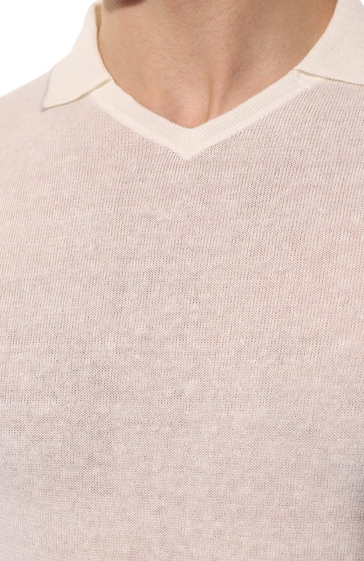 фото Поло изо льна и хлопка fedeli