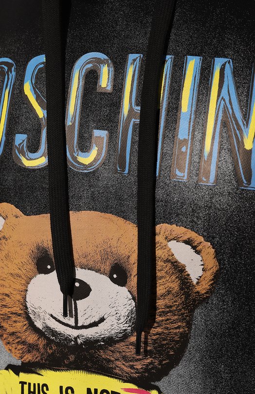 фото Хлопковое худи moschino