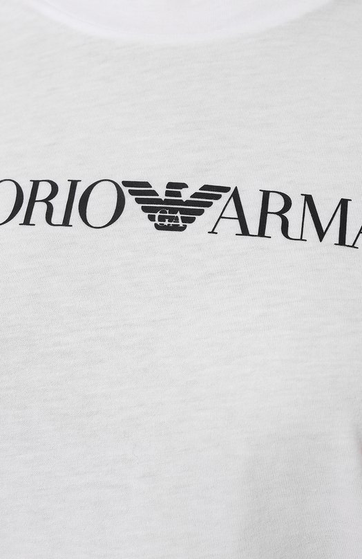 фото Хлопковая футболка emporio armani