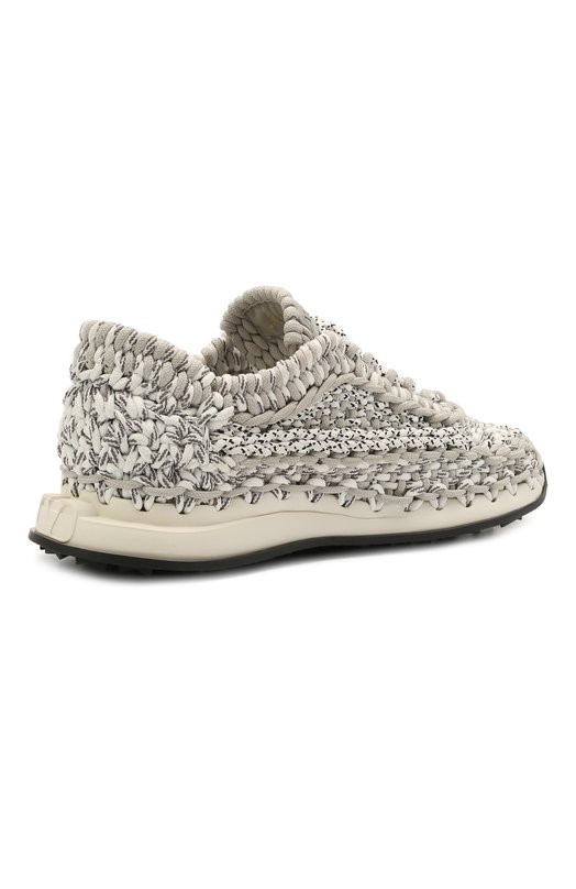 фото Текстильные кроссовки crochet valentino