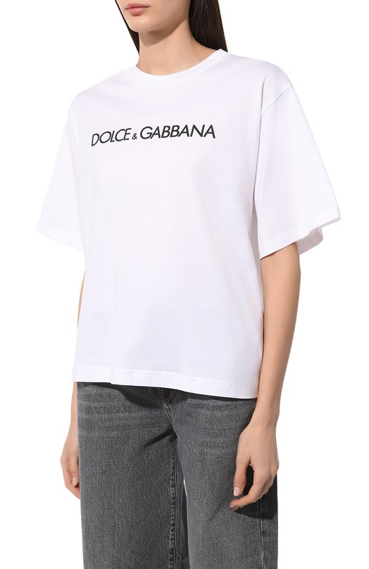фото Хлопковая футболка dolce & gabbana