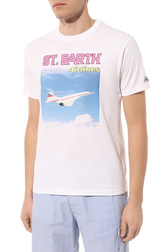 фото Хлопковая футболка mc2 saint barth