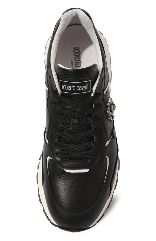 фото Кожаные кроссовки roberto cavalli